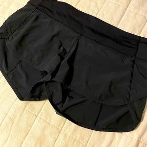 Lululemon speed up shorts size 6